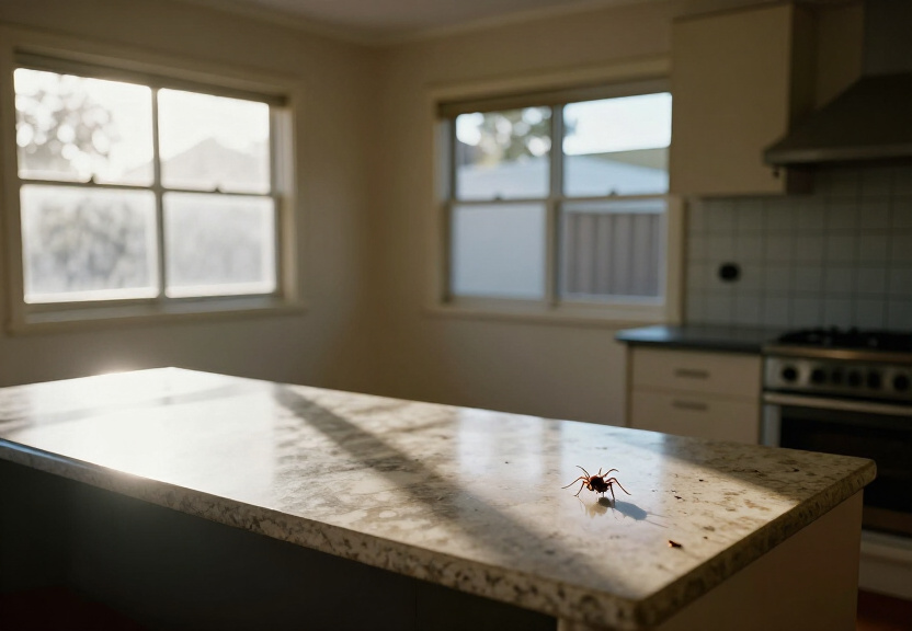 Ant trail in a Camellia home before treatment